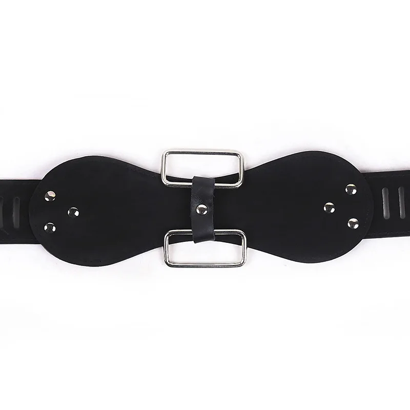 Women's Leather Chastity Belt Lockable Harness Thong Panties Adjustable Bodywear Role Play Costume Accessory Punk Style Clubwear