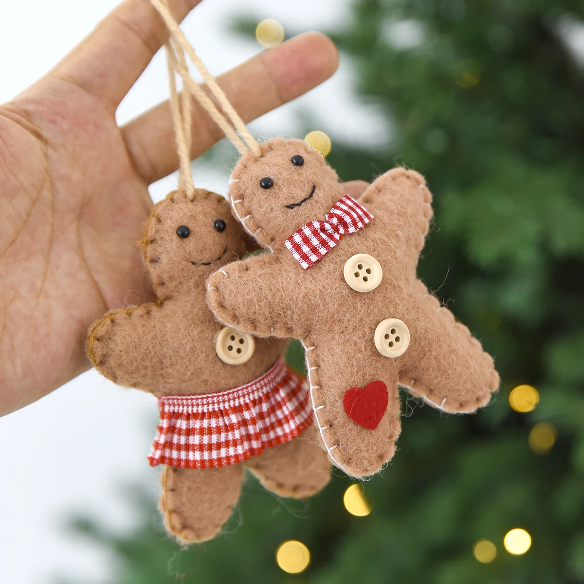 1/2 Pcs Christmas Wool Felt Gi - Home Fragrance Gingerbread review and price