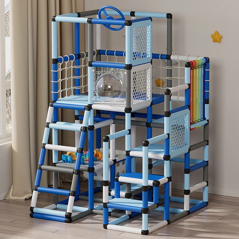 

Climbing frame, indoor children's baby small family infant room ladder pipe, multi-functional slide combination