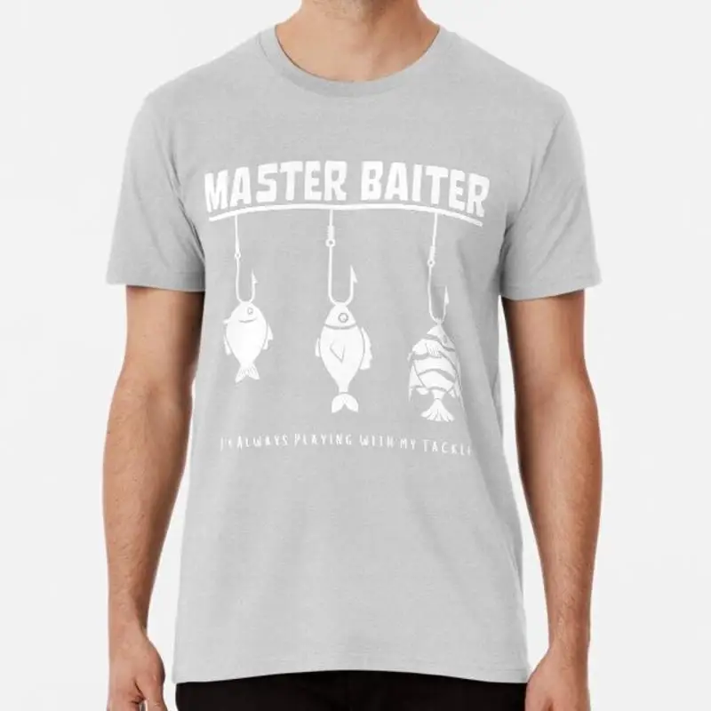 Master Baiter Funny Fishing meme style TshT  T shirt S 5XL Best