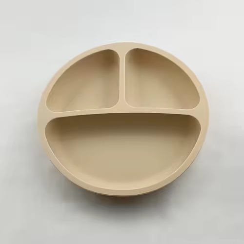 Baby Safe Silicone Dining Plate Suction Cartoon Children Dishes Feeding Toddler Training Tableware Retro Kids Smile Face Bowl - Image 21