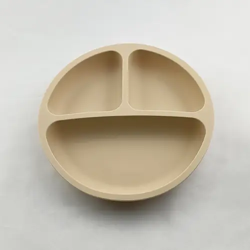 Baby Safe Silicone Dining Plate Suction Cartoon Children Dishes Feeding Toddler Training Tableware Retro Kids Smile Face Bowl - Image 21