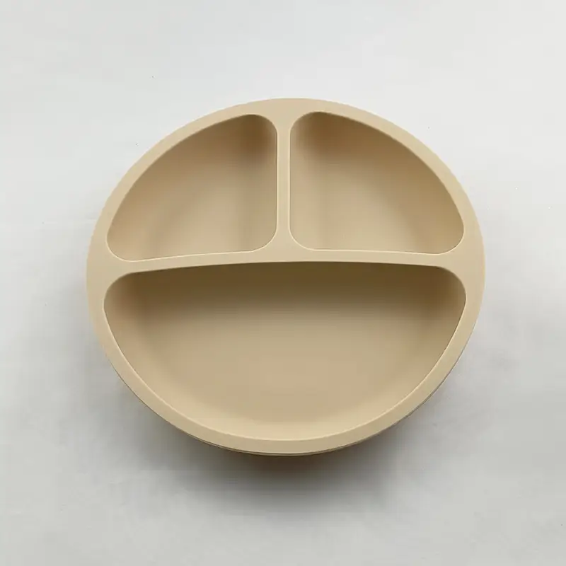 Baby Safe Silicone Dining Plate Suction Cartoon Children Dishes Feeding Toddler Training Tableware Retro Kids Smile Face Bowl - Image 21
