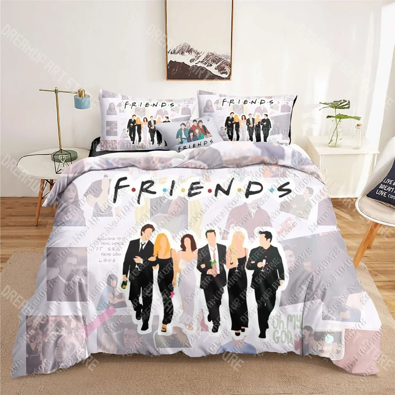 

Friends 3D Bedding Sets print duvet cover Adults children bed comforter birthday gift dropshipping