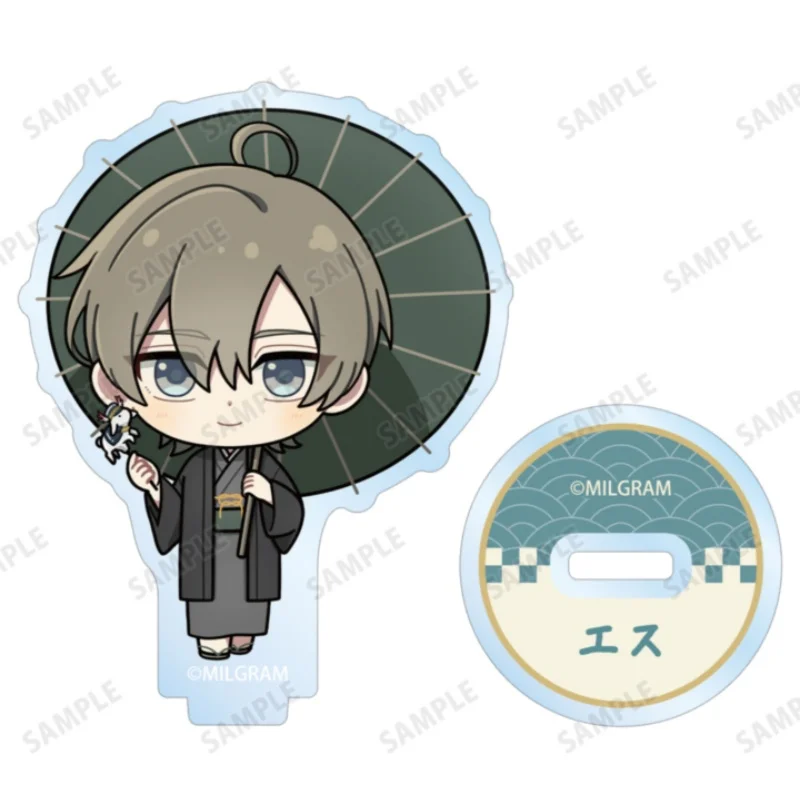 Multimedia Planning MILGRAM Mikoto Kayano Kimono Collection Q-Style Human-shaped Acrylic Stand Model Plate Keychains Desk Decor