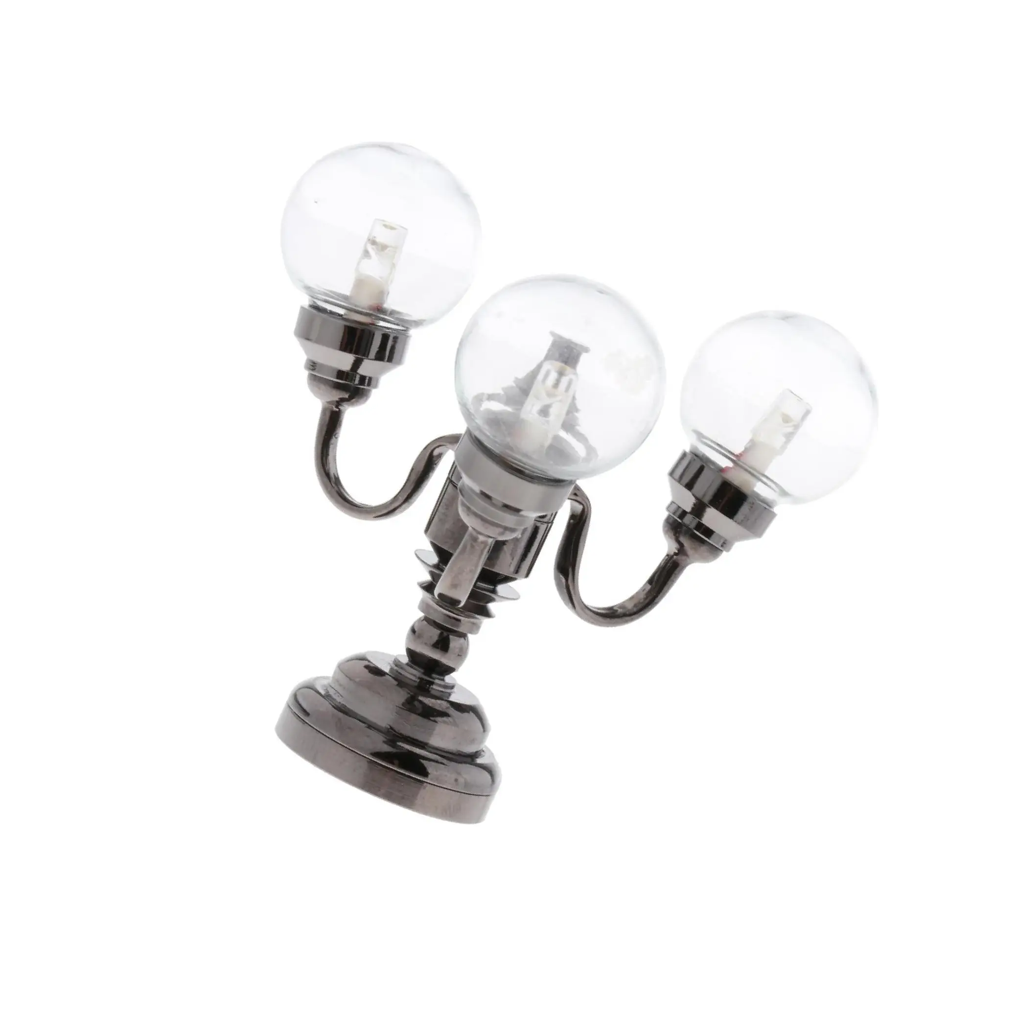 

1:12 Dollhouse Lamp Wall Light Accessories Vintage Style Home Decor Black