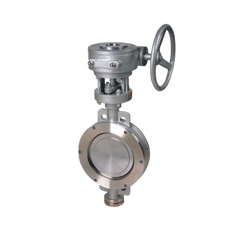 carbon steel dn250 10inch   ANSI150LBS  wafer type double eccentric offset butterfly valve distributor