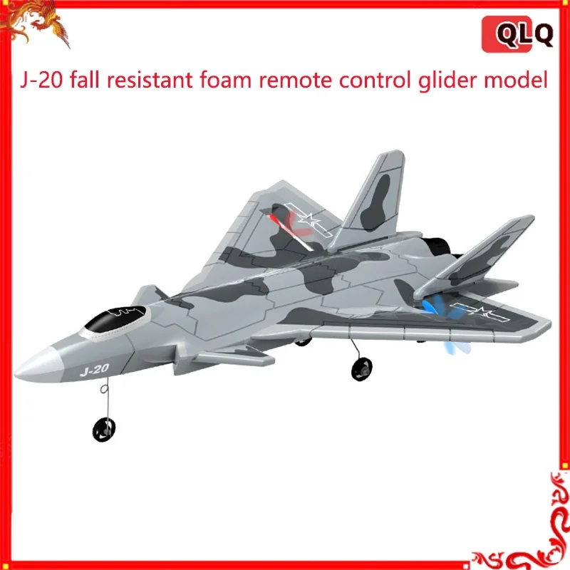 

Rc Plane Remote Control Aircraft J-20 Aircraft Model Glider Fall Resistant Foam Toy Aircraft Model Toy Boy Birthday Gift