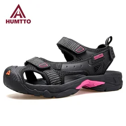 HUMTTO-zapatos de senderismo para mujer, sandalias transpirables para exteriores, playa, agua, Camping, pesca, escalada, Aqua