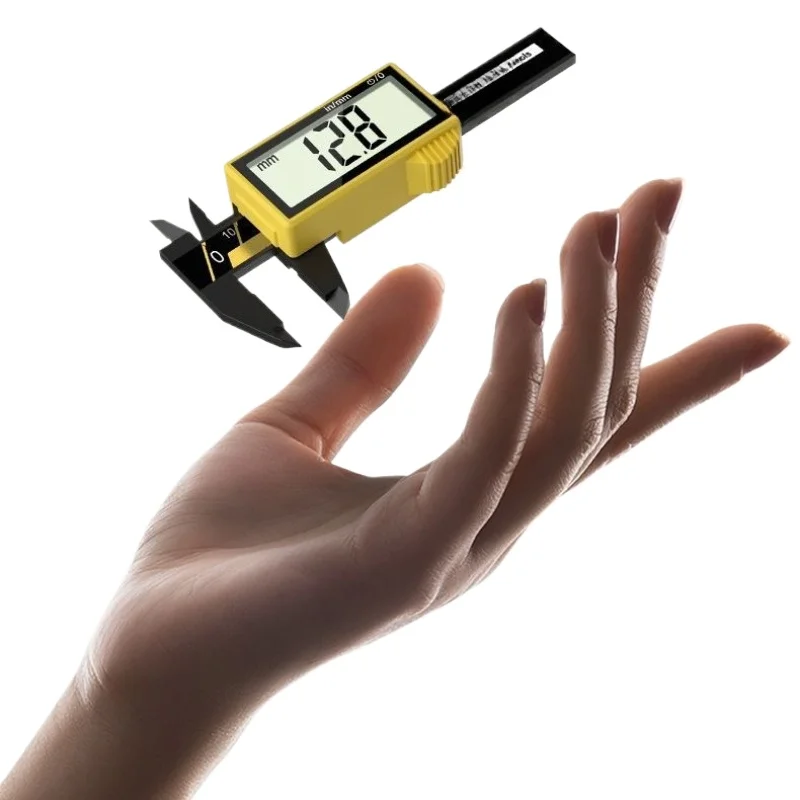 Mini Digital Vernier Caliper 0-75mm Full Screen Display Portable Jewelry Antique Measuring Tool for Collectors Jewelers DIY