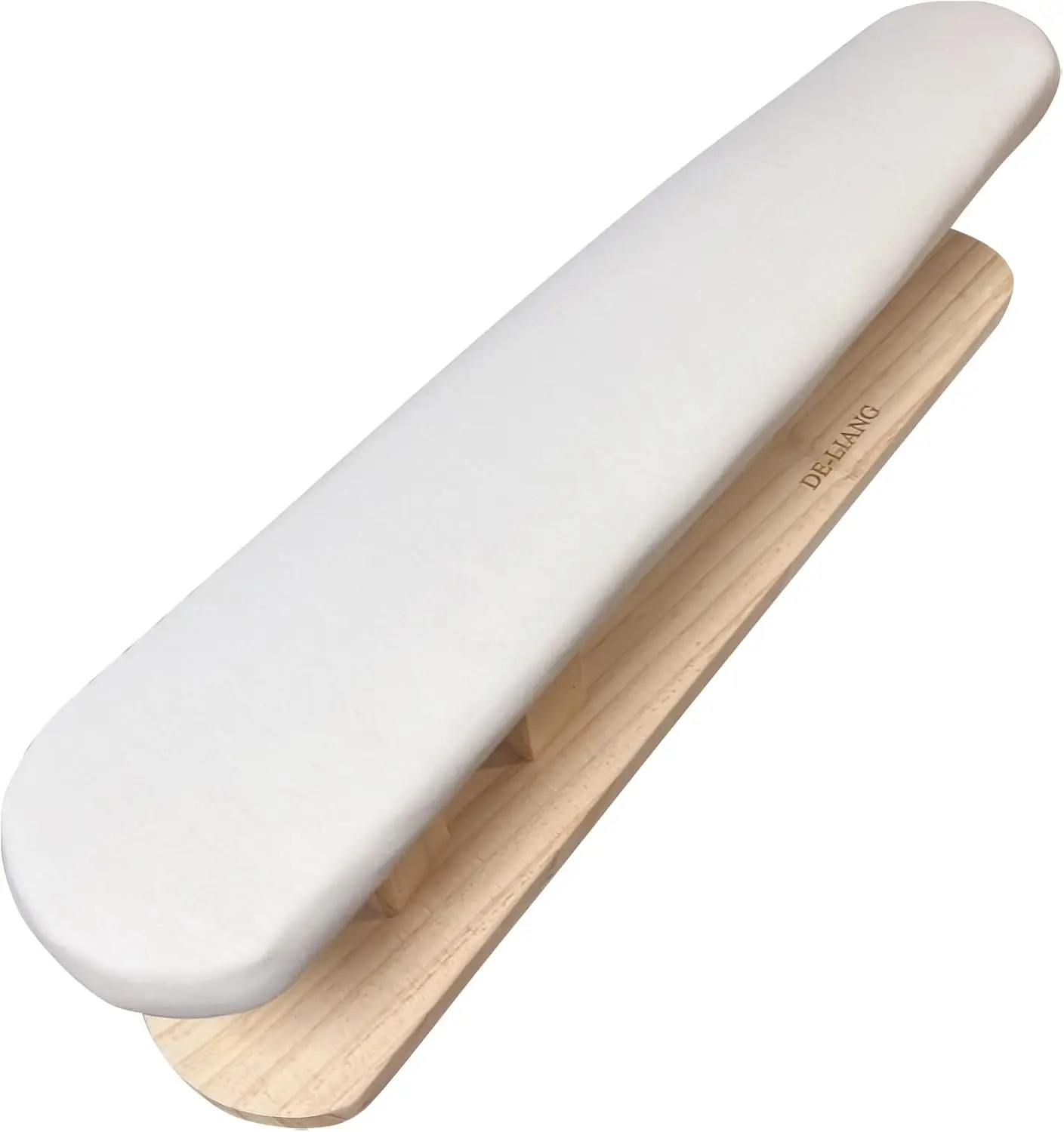 

Long Padded Sleeve Ironing Board with Wooden Base for Tailoring, Household Use & Travel