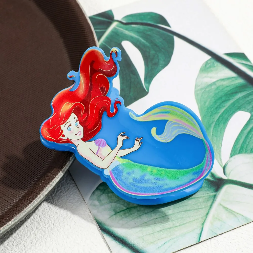Ariel, el clásico personaje animado de Disney de La Sirenita, garra para el pelo con imagen de dibujos animados, accesorio para el cabello multifuncional