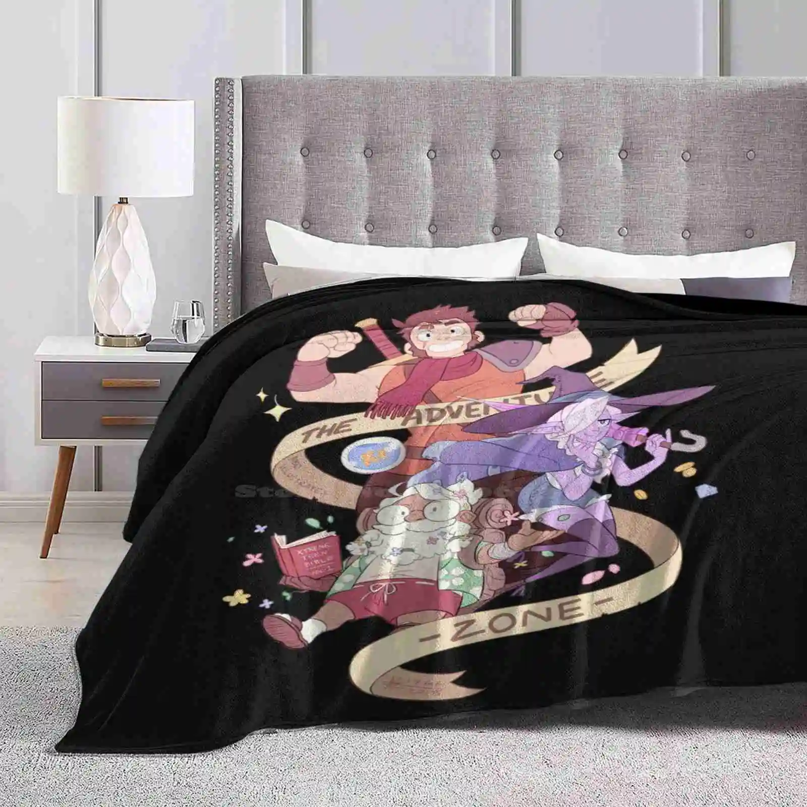 Tres Horny Boys New Print Novelty Fashion Soft Warm Blanket Adventure Zone Taako Merle Magnus Dnd And Dragons