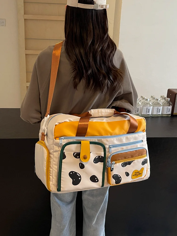 

Large Capaci ort Trip Travel Bag Women's Dry Wet Separation Fitn Bag Crossbody Bag Suitable for Lage Carry-On Bag