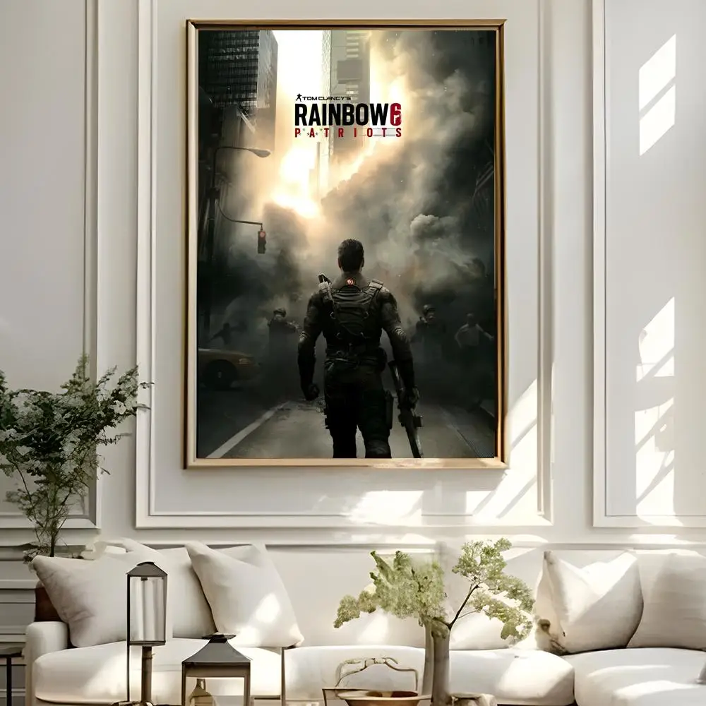 Tom C-Clancys R-Rainbow Six Siege Game Poster HD Waterproof High