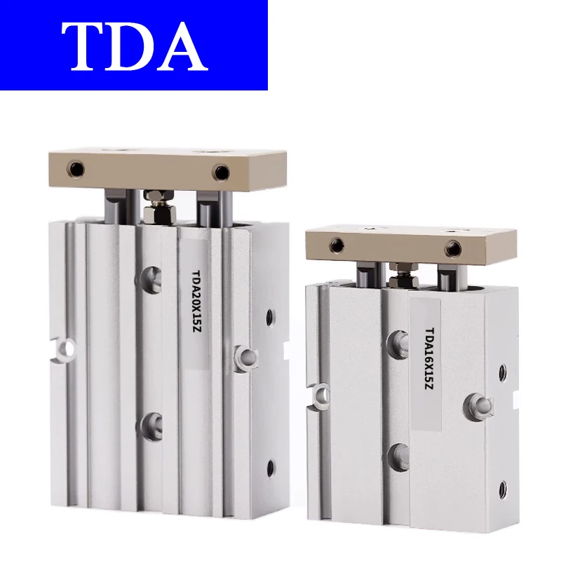 TDA Double Shaft Double Rod Cylinder Small Pneumatic TDA High Thrust TN10/16/20/25/32-15X50X70X100S