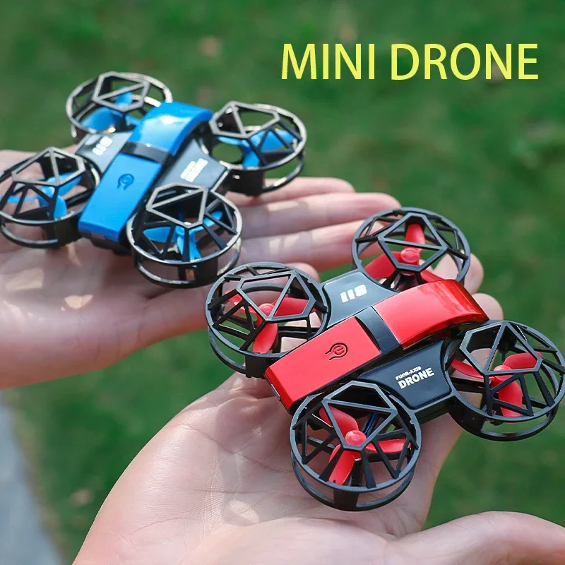 Drone Mini Remote Control Aircraft New Children's Toys With/Without HD Dual Camera Fixed Height RC Quadcopter Starter Boys Gifts