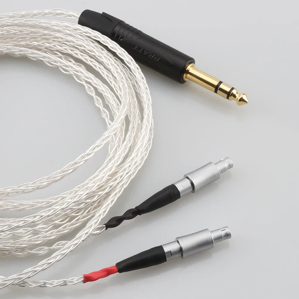 HiFi 7N OCC Earphone Cable For Sennheiser HD800 HD800s HD820s HD820 Enigma Acoustics Dharma D1000 Headphone