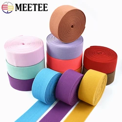 5M 10-60mm 1.5mm Thick Sewing Elastic Bands for Underwear Rubber Webbing Tapes Belt Shoes Pants Ribbons DIY Garment Accessories