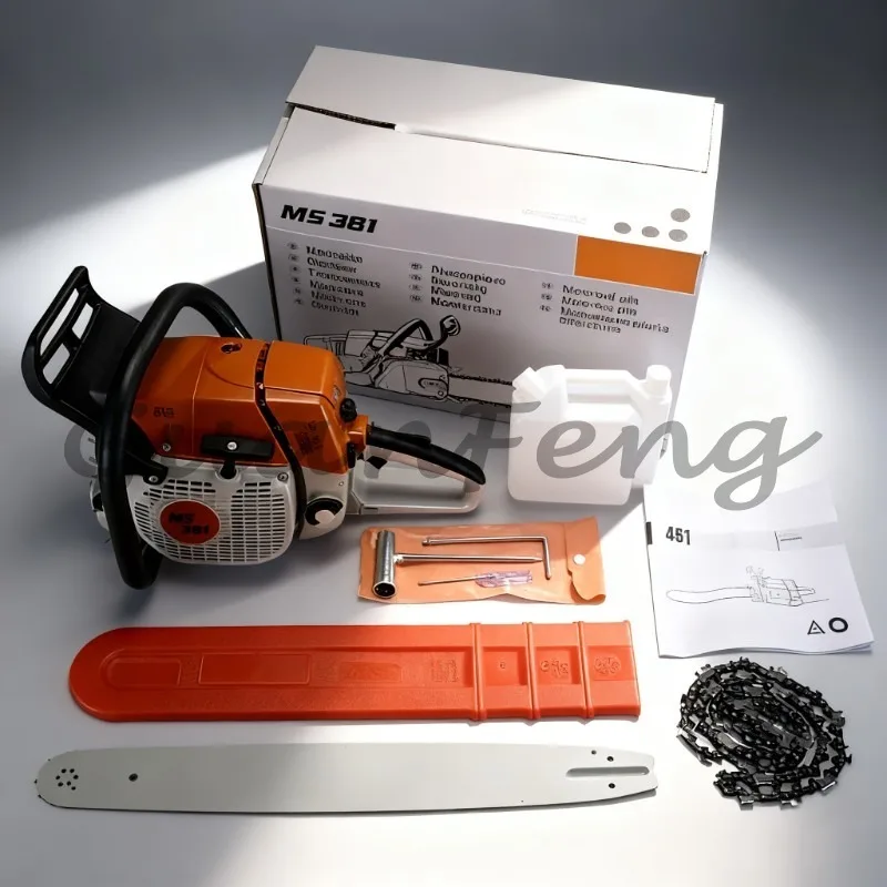 72.2CC MS381  Chainsaw, 3.9KW 5.3HP Portable Woodworking Logging Chainsaw with Imported Bearing