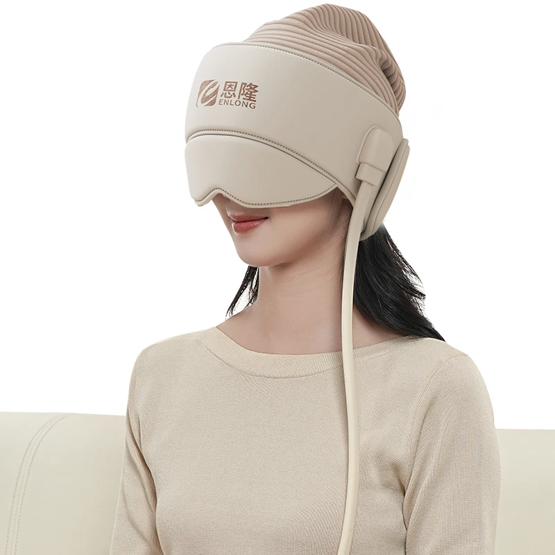 2024 the New Multi-functional Eye Compress Helps Sleep Machine Headache Meridian Dredge Scalp Full-automatic Head Massager
