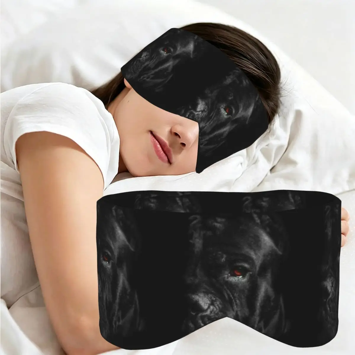 Cane Corso Animal Dog sleep eye mask Light Blocking Portable Eye Cover for Girls Boys Travel Party Gift Eyeshade eyepatch
