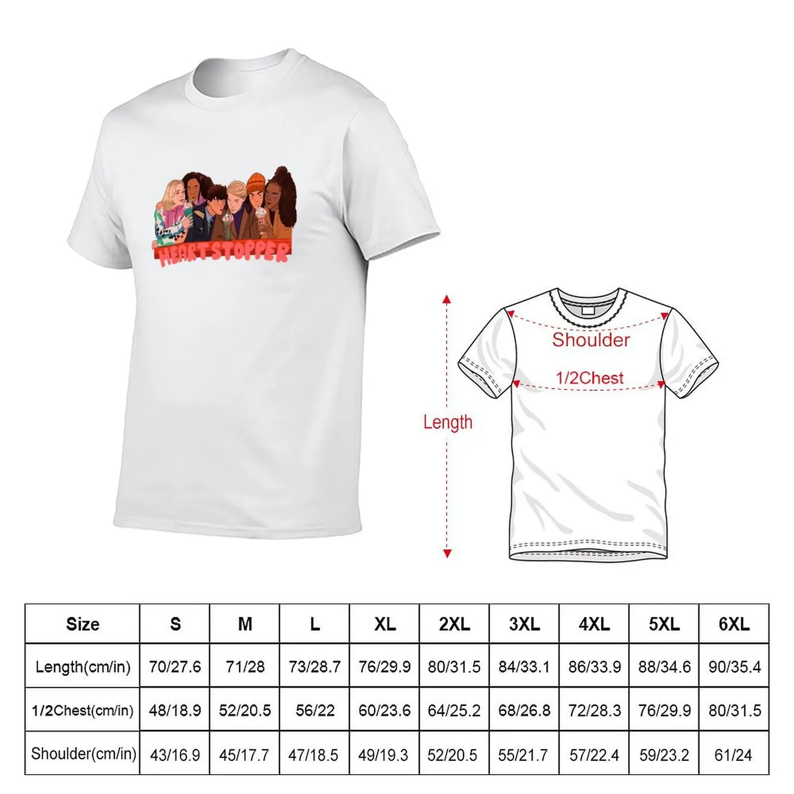 Heartstopper Milkshake Triple Date - Show Title T-Shirt t shirts for man graphic funny man t shirt summer T-Shirt