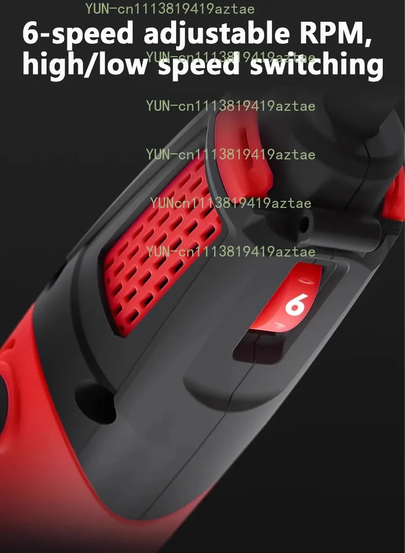 Mini Handheld Adjustable‑Speed Straight Grinder 190W For Tile Cutting Polishing Processing Tool