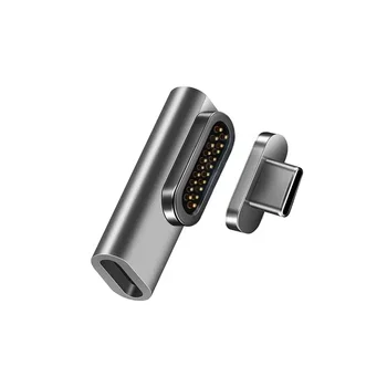 Pd 100w 20pin usb c מתאם מגנטי USB 3.1 ממיר מתאם USB 4k 10gbp/s נתונים וידאו סוג-c ממיר טעינה מהירה
