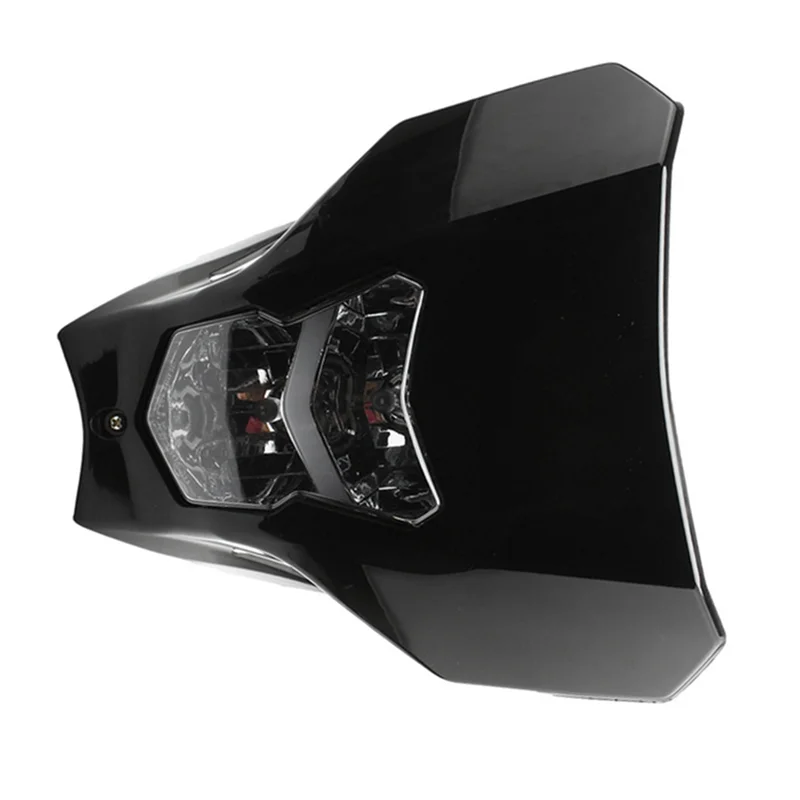 

For Honda CRF450L CRF450XR CRF 450L 450XR 450 L XR Headlight Cover Ghost Face Mask Off-Road Halogen Motorcycle Black