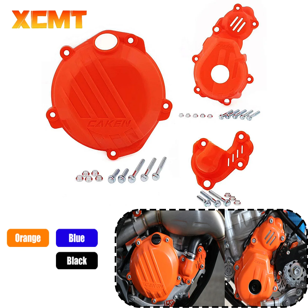 

For KTM Engine Protection Cover Case Clutch Magneto Protectors Motorcycle Tool EXC250 EXC300 XC250 XC300 XCW250 XCW300 2017-2023