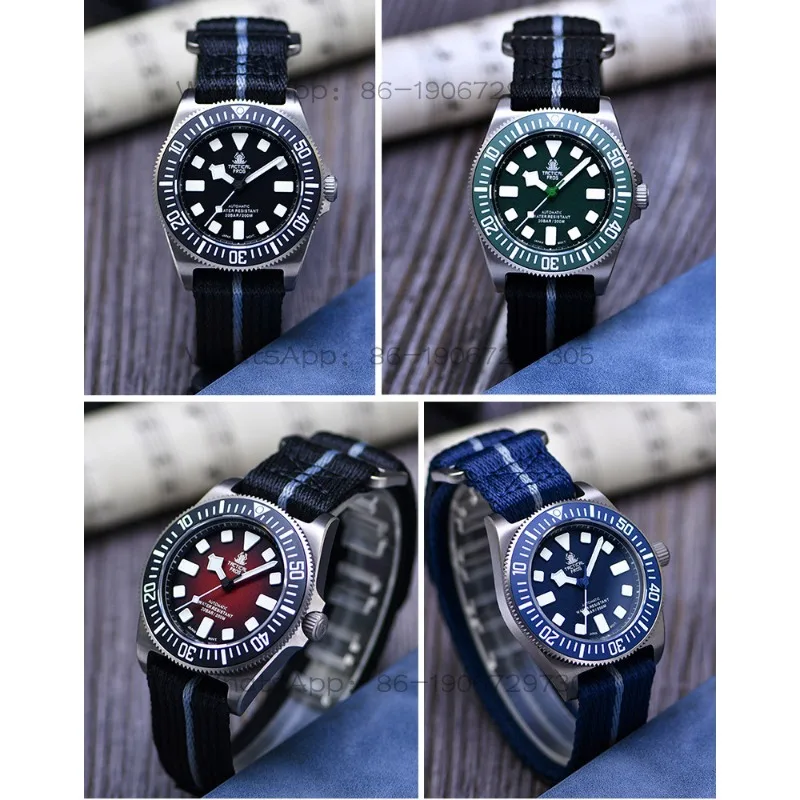 Titanium Potato Men's Automatic Mechanical Diving Watch