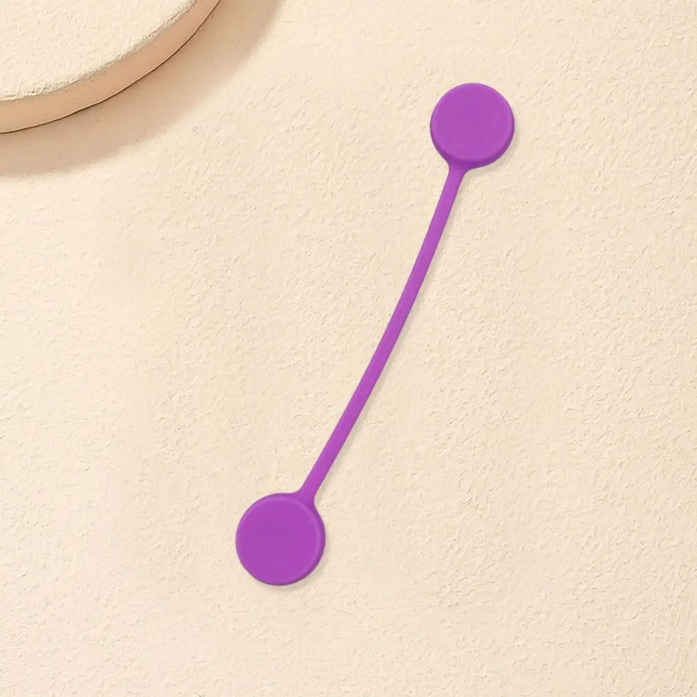 Portable Magnet Buckle Cable Organizer Magnetic Cable Management Buckle Adjustable Magnetic Cable Clips Elastic for Tangle-free