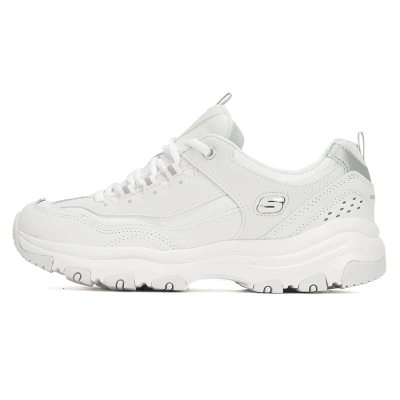 Skechers Oreo Black and White Panda Shoes Retro Thick-Soled Sports Dad Shoes Women's Casual Shoes 88888250-Wht