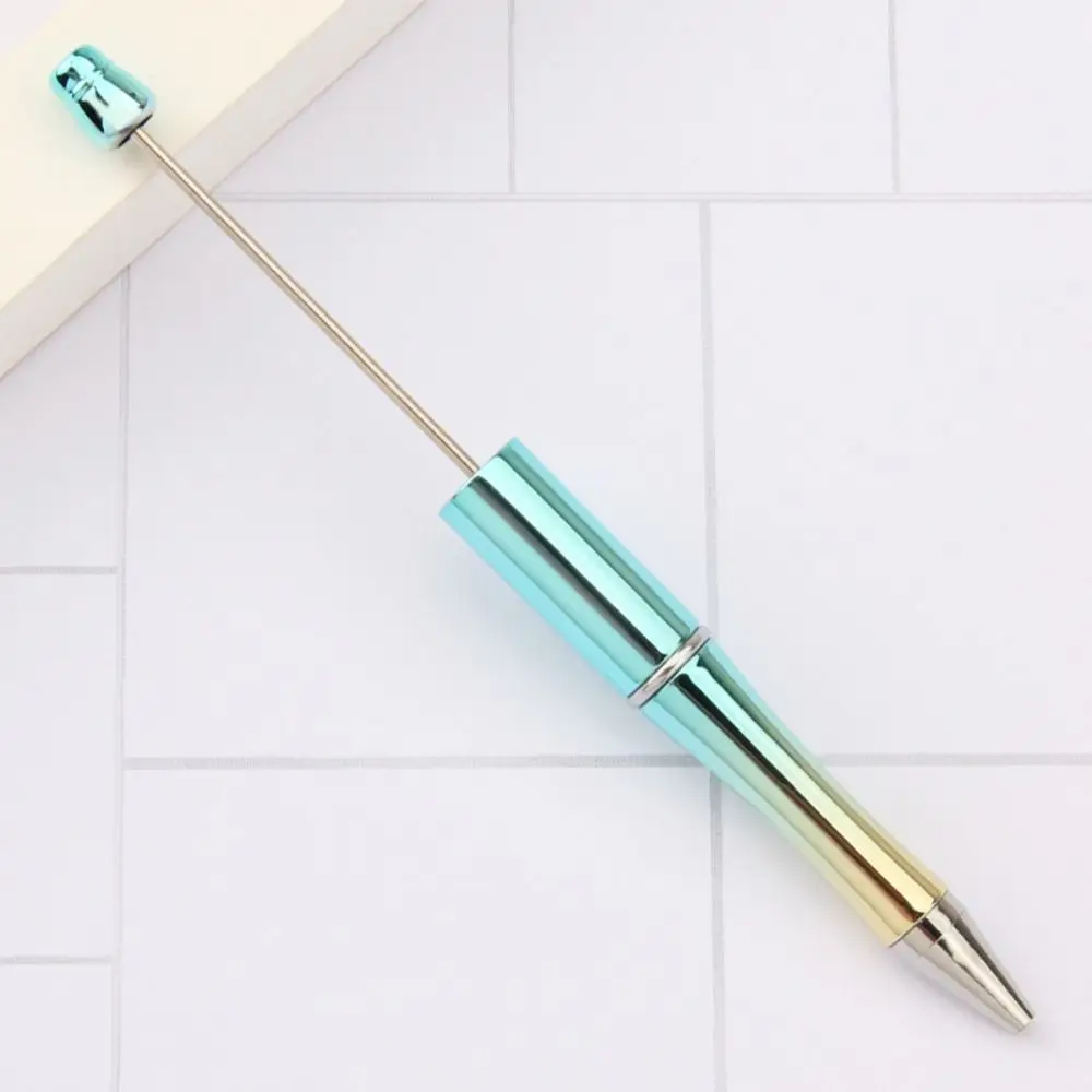 カラフルなビーズのボールペン、速乾性、diy beadable Pen、グラデーション書き込み、学生の執筆、1.0mm