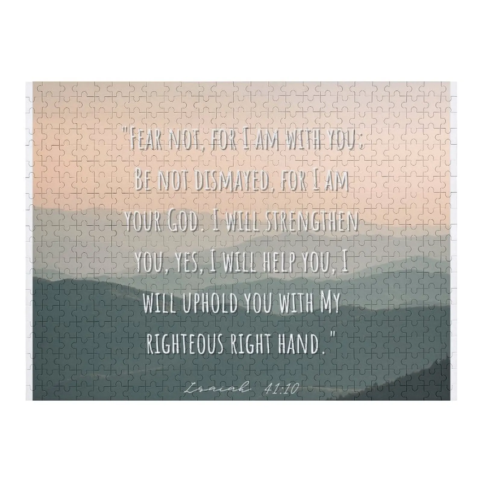 

Christian Bible Verse Jigsaw Puzzle Photo Customs With Photo Personalized Toys Puzzle