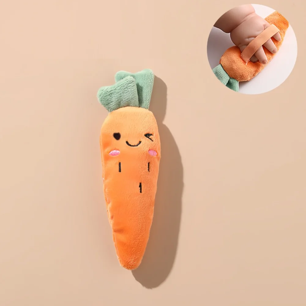 Mini 5,9 Zoll Baby Comfort Doll Plüschverband Beruhigender Handgriff Mehrfarbige Anti-Schreck-Handpuppe Baby