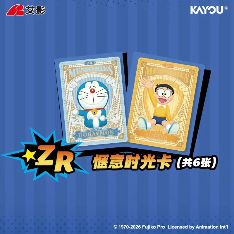 KAYOU Genuine Doraemon Card Time Adventure Series Dream Pack Nobi Nobita‌ Fairy Tale Wonderland Anime Collection Cards Toys Gift