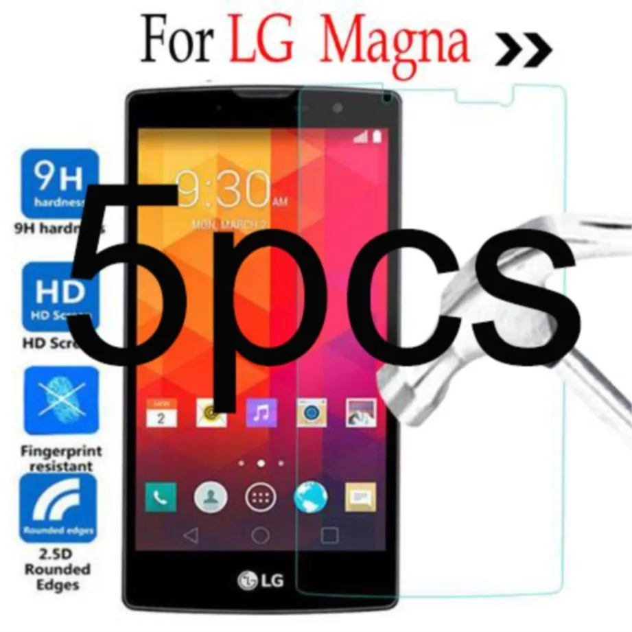 5pcs front tempered glass on for lg g4c g4mini g 4c lg magna screen protector film for lg magna h502 h525n h520n h522y h500f