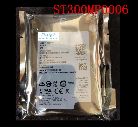 

For ST300MP0006 300G 2.5 inch 15K SAS 12Gb server