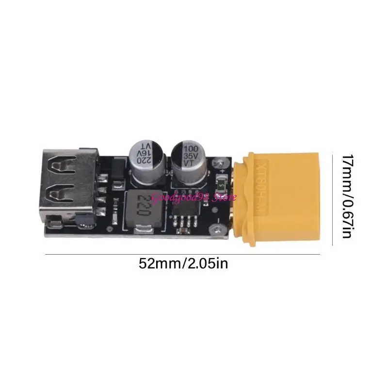 18W Battery USB Charging Board 12V-32V for Travel Gear and Daily Project Use 