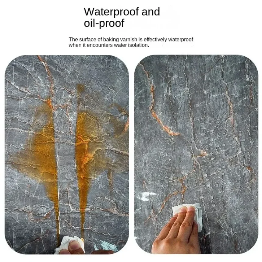 Mould Proof Marble Self Adhesive Wallpaper for Bathroom Kitchen Mesa Modern Waterproof  Peel and Stick Oil Proof Stickers Vinyl