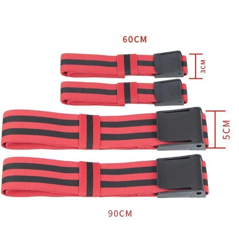 BFR Blood Flow Restriction Bands for Arms Legs Adjustable Occlusion Training Straps Muscle Growth Strength Fitness Gym Equipment