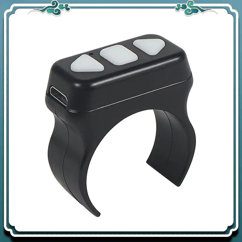 ABSK-Wireless Bluetooth Remote Control Finger Ring Remote Control Remote Controller For Camera Video Software