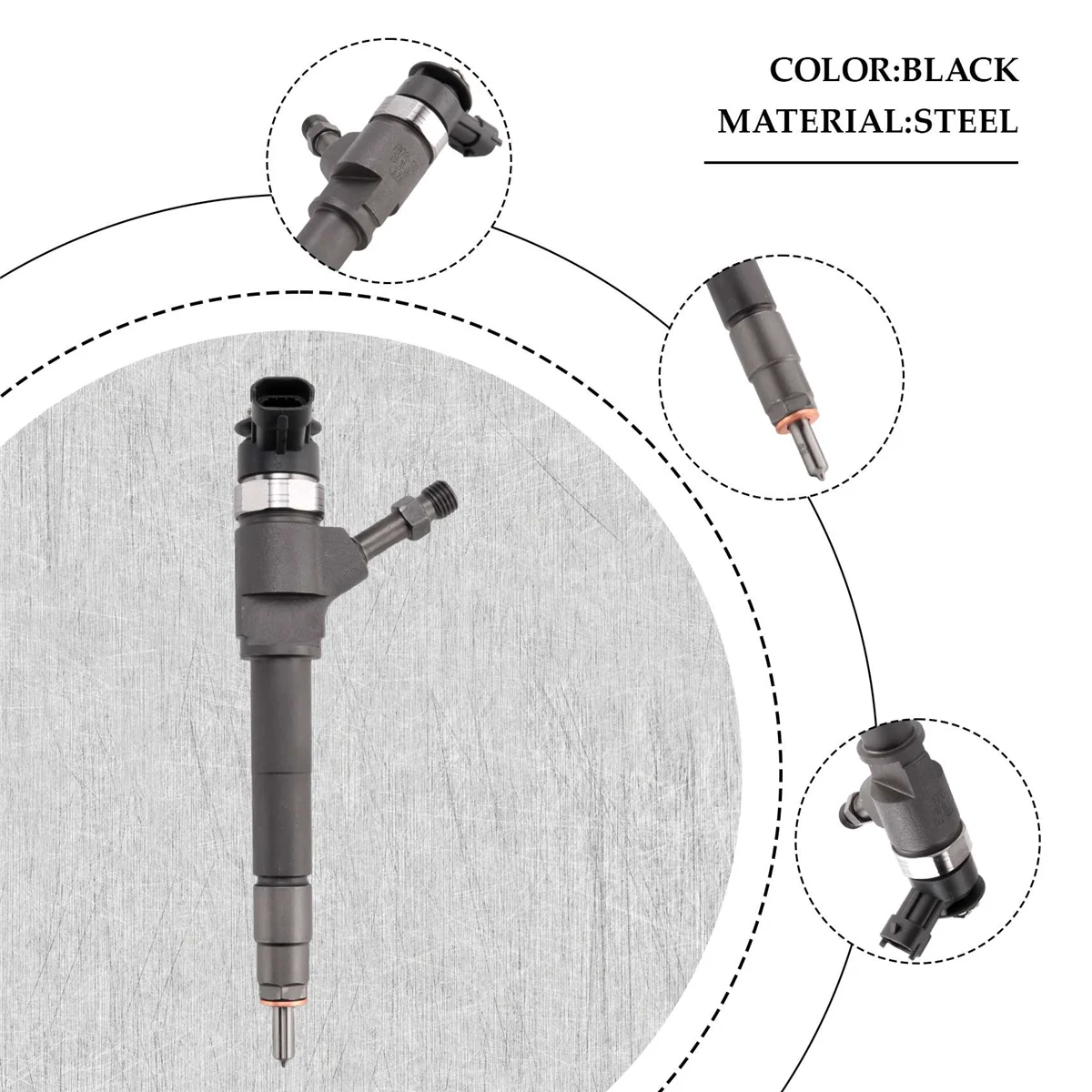 0445110250   Injetor de combustível de lápis de motor WLAA13H50 para Ford Mazda BT-50_N29R