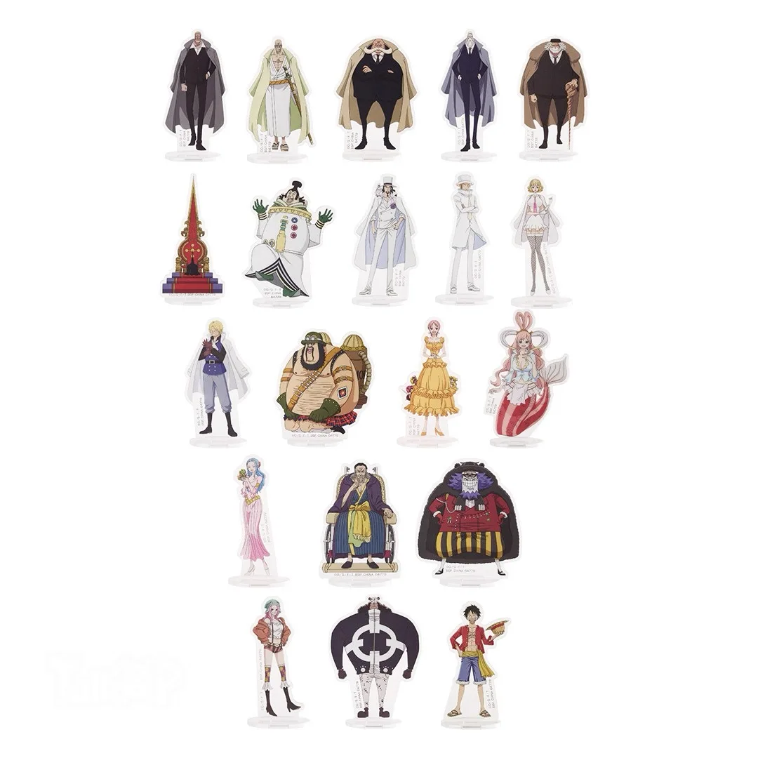 สแตนดี้อะคริลิคแท้จากอนิเมะวันพีซ ชุดห้าผู้อาวุโส อิมู CP-AIGIS 0 ชิราโฮชิ วีวี่ สตัสซี่ โมเดลฟิกเกอร์ของสะสม