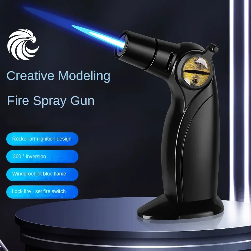 Spray gun, metal rocker arm, direct injection cigarette lighter, cigar lighter, charcoal burning barbecue, inflatable lighter
