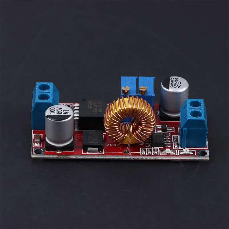 XL4015 5A Adjustable DC-DC Buck Converter for Lithium Battery and LED Power Supply, Input Voltage 4-38V, Output 1.25-36V