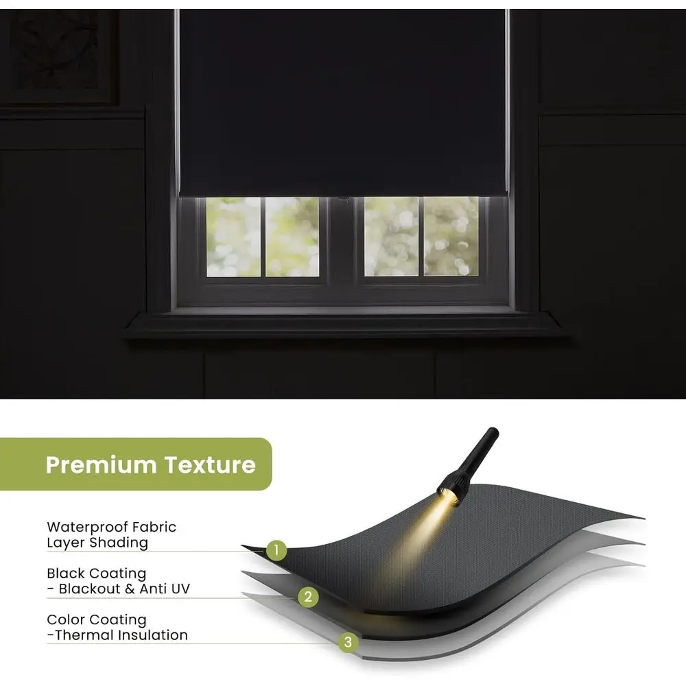 35 x 72 cortinas blackout, bloqueio 100%, isolamento térmico, proteção UV para casa e escritório