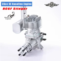 RCGF STINGER 35CC SE 2  Stroke Rc Model Engines Gasoline Engines Rc Aircraft Rc Airplane Two Cycle Stinger 35cc Engine